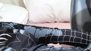 Spidergirl doing whatever it takes to get my cum - Porn parody