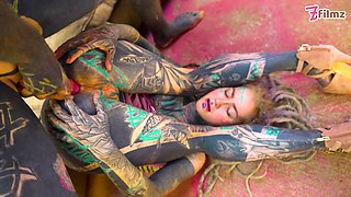 Sexy Alt Dreadhead Girl Rides a Big Cock with Her Ass