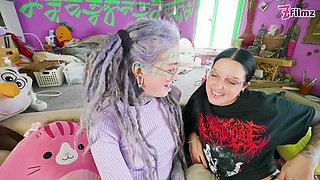 Thick Goth Girl's POV Tattooed Dick Ass Wrecking