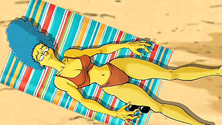 Beach Bitch: Married Housewife Gets Fucked On The Beach