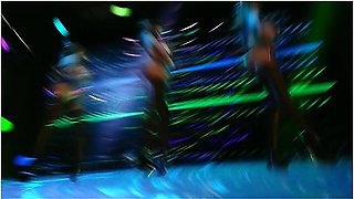 Luxurious schoolgirl fantasy in teasing dance