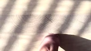FemGape Cumshot Close Up On The Table POV