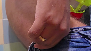 Married Employee Picking up His Colleague in the Bathroom