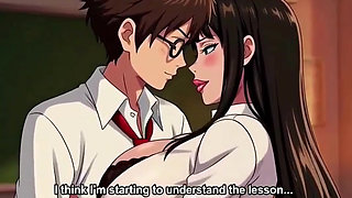 Hot sexy teacher give extra hot class to her student after class