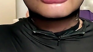 Pantyhose Encasement. Faceless Nylon Suit Tease, Finger Sucking and Intense Orgasm