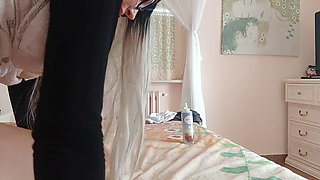 Has a Sweet Punishment for You! if You Want Whipped Cream You Have to Lick It From My Holes (with Chantal Channel)