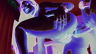 Trip into wild psychedelic passion with a daring backdoor guest