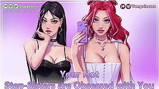 Car Toon In Your Hot Step-sisters Are Obsessed With You! Feat. Yumprincess [audio Porn] [threesome
