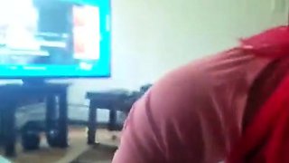 Masked Ebony Amateur Gives Blowjob and Swallows