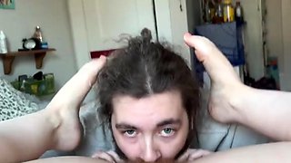 Blowjob fetish skank fingers