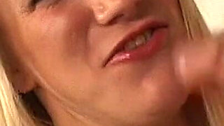 Blonde Slut Does Best Blowjob
