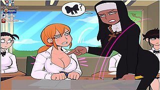Confession Booth: Nun And Schoolgirl Spanking