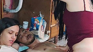 Friends Called the Neighbor Over to Fix the Pipe, and the Short Dresses Were a Temptation for the Neighbor