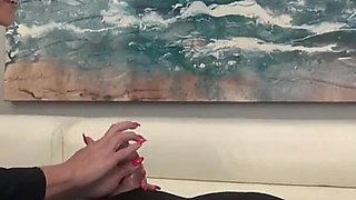 Blond Mistress Gives a Perfect Controlled Orgasm by a Handjob and Blowjob - Dd_671
