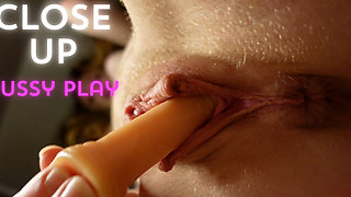Close up Dildo Fucking and Fingering