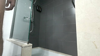 I Walk in on His Shower and Touch Him Anytime I Want and Walk Away Leaving Him Teased