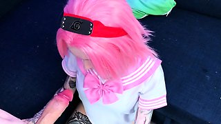 Pretty amateur redhead teen Farrah Flower fucked in public