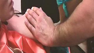 Horny Amazons Scene 4 Blonde MILF with Big Tits in Lingerie Enjoys Fucking in the Office