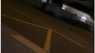 Blowjob On The Bus Stop