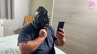 French Pegging - Amateur, a Loyal Submissive Joins Me to Get His Ass Fucked and Receive a Golden Shower