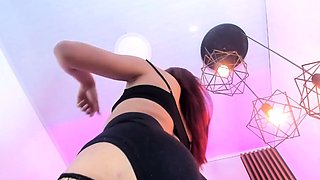 Shemale Wanks Her Hot And Juicy Dick