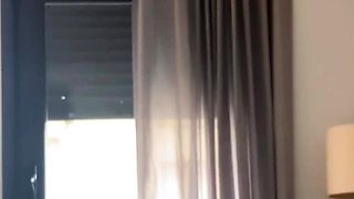 amateur little izzi flashing ass on live webcam