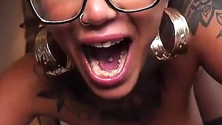 Tattooed MILF Can't Resist Massive BBC in POV