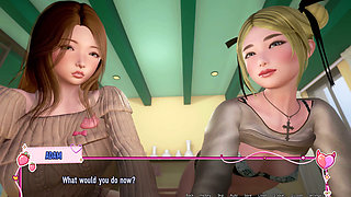 Murmur 39 - Amy Walks in While Yui and Sophie Lick Adam's Dick