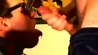 Big Cock Blowjob and Facial for My Buddy