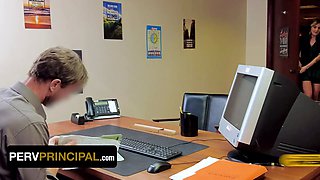 Step mommy harper madison is called to the principal's office for kinky demeanour - perv principal