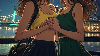 AI Anime Hentai Uncensored, Uncensored video of 18 Year old Teen Hentai MILF, 3D Hentai Cartoon on closeup by Kiidzy Animates