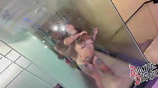Part 1 & 2!!! a Quickie & Shower Before Checkout