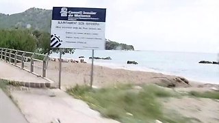 German Beach Sex - Hot Anal & Blowjob Compilation with Laura Angel & Kelly Trump