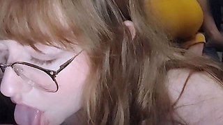 Amateur girlfriend homemade pov blowjob