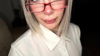 Nymphomaniac nerd doll turns hot and messy - LilMilk -