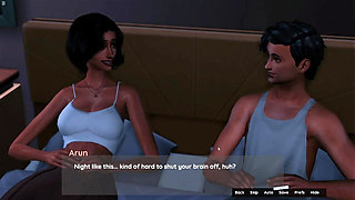 Indian Stepsister Sucking and Giving Deepthroat Blowjob to a Black Huge Cock