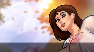 Summertime saga, sexy night dress, gaming