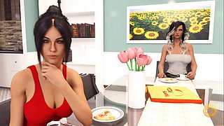 Nasty thoughts with mom in a 3D erotic adventure