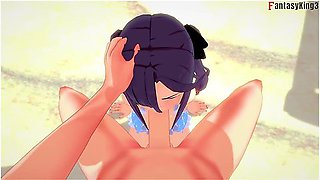 Mona Blowjob On The Beach 1 Genshin Impact Full & Pov On Patreon: Fantasyking3