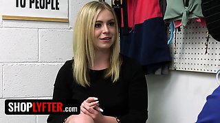 Cute tramp krissy steals from the shop and gets a deep fucking as punishment! - shoplyfter