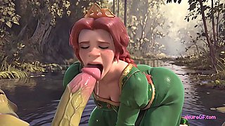 Ever seen a big-boobed pixie queen take ogre fuckpole?