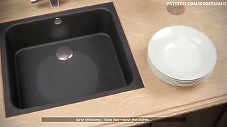 Stepmom Cheats with Stepson! Hardcore Sex & Creampie - Episode 17