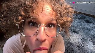 Jewish Stepmom Boob and Blowjob JOI! I Want to Help You Get to Sleep Sweetie... I Caught You Staring at Them... so I Let You Pla