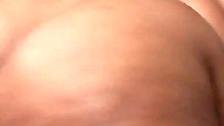 Cheating ebony Lady Finesse with big boobs and brown hair bangs frantically to pleasure with a BBC