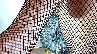 Misss a Catching You with Her Sexy Fishnets 1