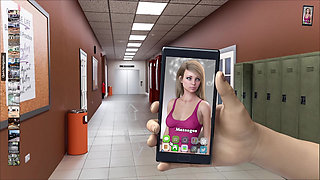 Timestamps: Lost Love #02 - Nerdy College Girl with Glasses Loves to Flash Her Tight Pussy