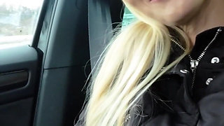 Lyanna Wetting Panties Peeing Squirting in My Car