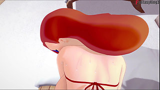 Jessica Rabbit get fucked in public pool