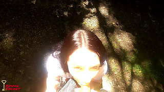 Omg! Blowjob Break While Hiking!