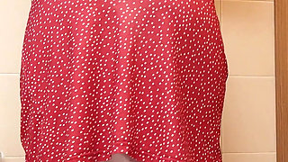 Antonia Sainz Showering Pantyhose Masturbation